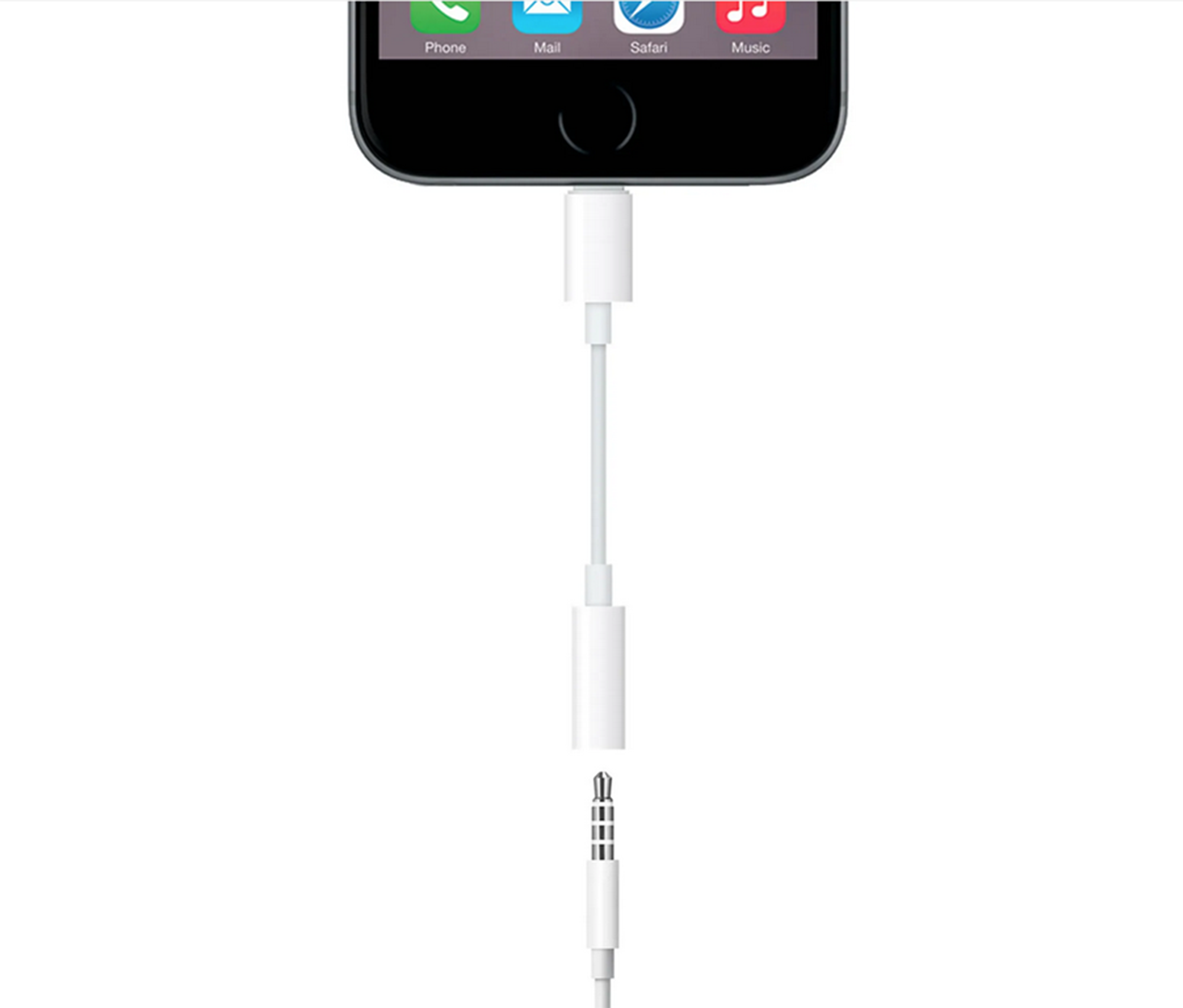 Apple Lightning auf 3,5mm-Kopfhöreranschluss Adapter